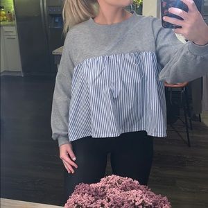 Striped Pullover Sweater